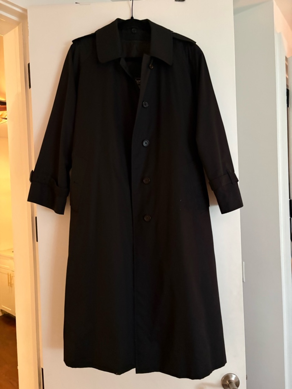 Burberry Black Trench Coat